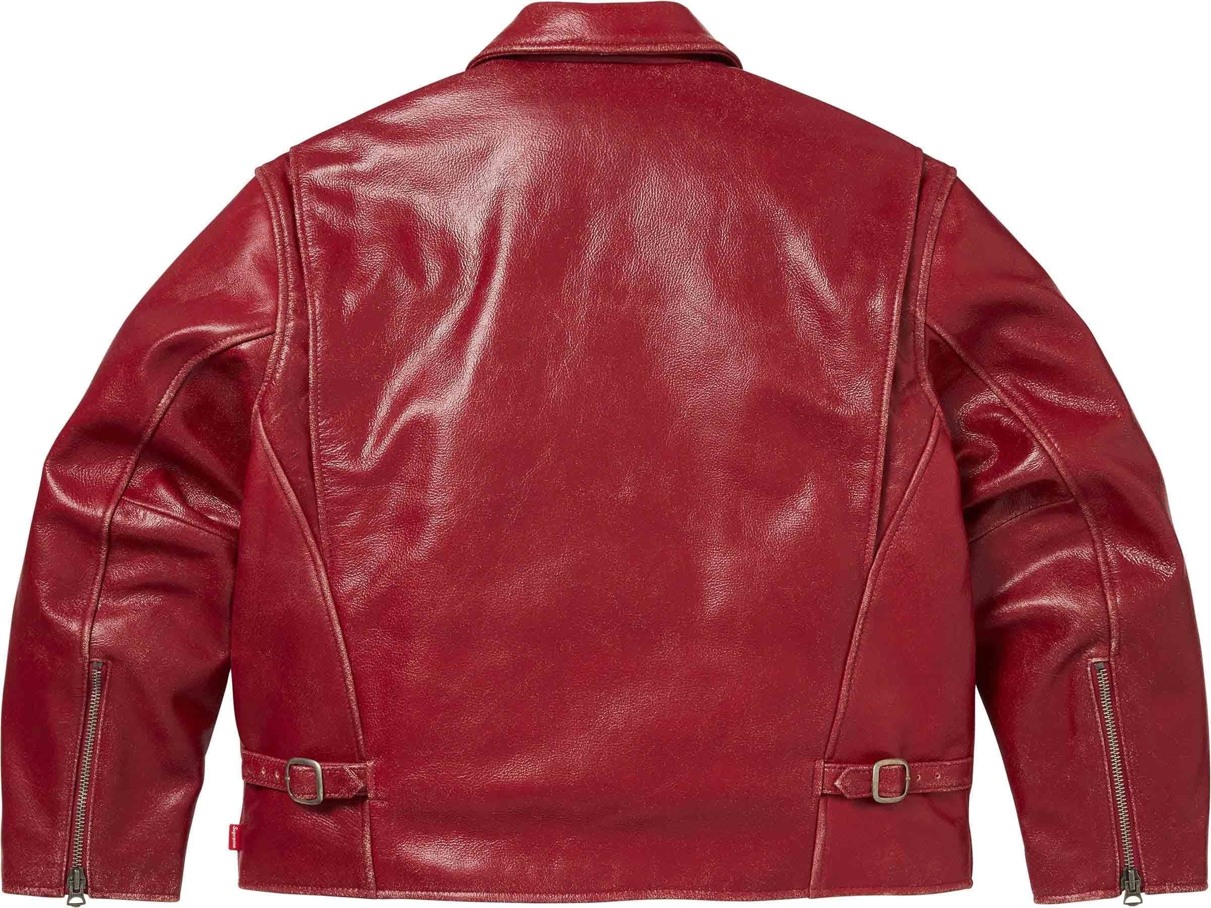 Supreme®/Schott® Distressed Leather Jacket view 6